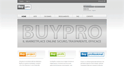 Desktop Screenshot of buypro.it